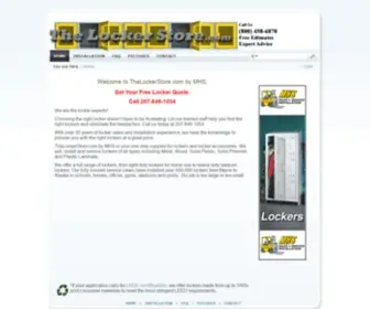 Thelockerstore.com(The Locker Store) Screenshot