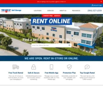 Thelockup.com(Self storage centers) Screenshot