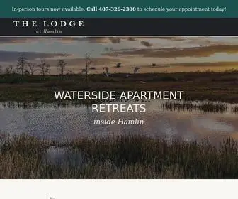 Thelodgehamlin.com(The Lodge at Hamlin Apartments in Orlando) Screenshot