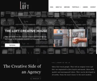 Theloftcreativehouse.gr(The creative side of branding) Screenshot