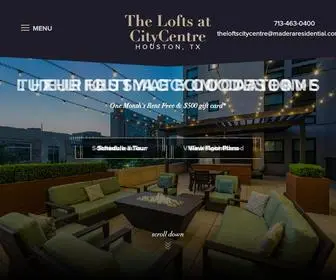Theloftsatcitycentre.com(The Lofts at CityCentre) Screenshot