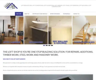 Theloftshop.co.za(Loft renovations) Screenshot