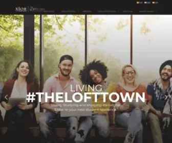 Thelofttown.com(Residencia de Estudiantes en Barcelona) Screenshot