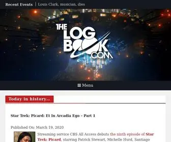 Thelogbook.com(What Tomorrow Looked Like Yesterday) Screenshot