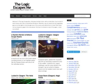 Thelogicescapesme.com(London based blog on escape rooms) Screenshot