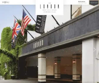 Thelondon.com(West Hollywood Hotel) Screenshot