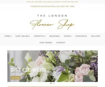 Thelondonflowershop.com(The London Flower Shop) Screenshot