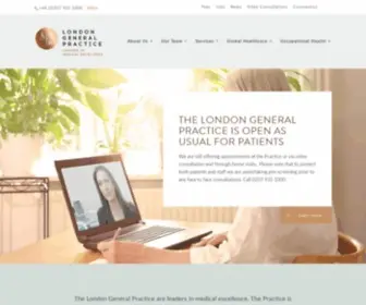 Thelondongeneralpractice.com(The London General Practice are leaders in medical excellence. The Practice) Screenshot