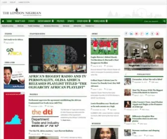 Thelondonnigerian.com(The London Nigerian) Screenshot