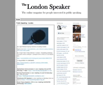 Thelondonspeaker.com(The London Speaker) Screenshot