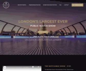 Thelondonwatchshow.com(The London Watch Show) Screenshot