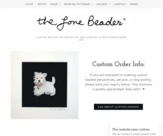 Thelonebeader.com(The Lone Beader) Screenshot