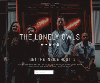 Thelonelyowls.com(The Lonely Owls) Screenshot