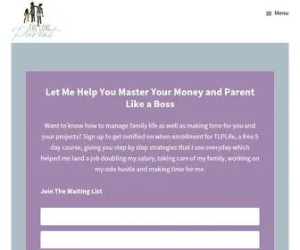 Theloneparent.com(Mastering Your Money and Parenting Like a Boss) Screenshot