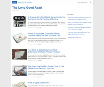 Thelonggoodread.com(Shop for over 300) Screenshot