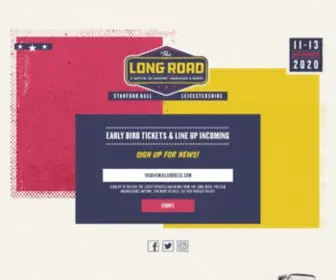 Thelongroad.com(The Long Road Festival) Screenshot