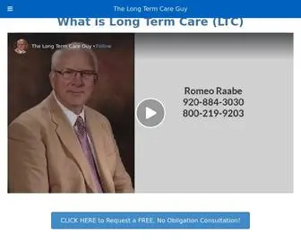 Thelongtermcareguy.com(Home of The Long Term Care Insurance Guy (Romeo Raabe)) Screenshot