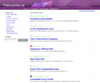 Theloonie.ca(Theloonie) Screenshot