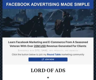 Thelordofads.com(Lord of Ads) Screenshot