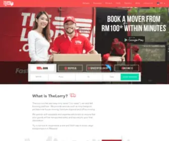 Thelorry.com(The Lorry is a simple and effortless Lorry (“Lori sewa”)) Screenshot