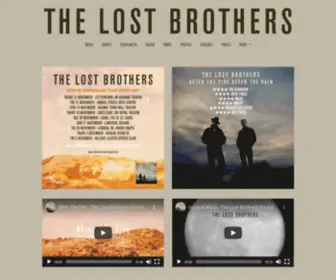 Thelostbrothersband.com(The Lost Brothers) Screenshot