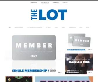 Thelotentshop.com(THE LOT) Screenshot