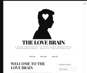 Thelovebrain.com(THE LOVE BRAIN) Screenshot