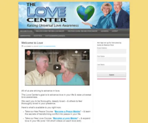 Thelovecenter.com(The Love Center) Screenshot