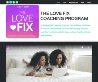 Thelovefix.com(The Love Fix) Screenshot