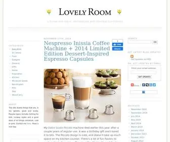 Thelovelyroom.com(A room for ideas) Screenshot