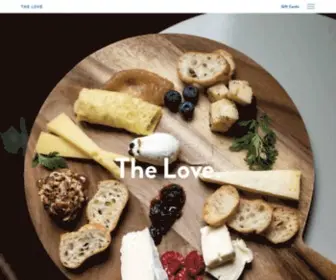 Theloverestaurant.com(The Love) Screenshot