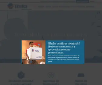 Thelsa.com(Mudanzas Internacionales) Screenshot