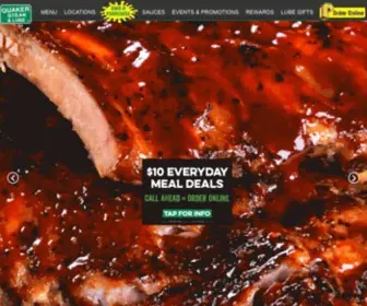 Thelube.com(Quaker Steak & Lube®) Screenshot