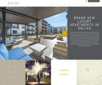 Thelucasapts.com(The Lucas) Screenshot