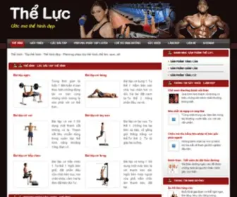 Theluc.com(Thể hình) Screenshot