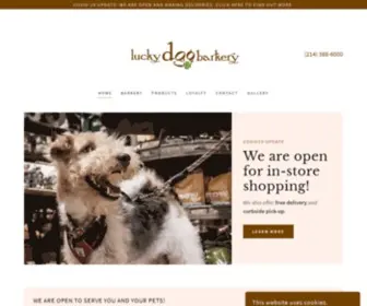 Theluckydogbarkery.com(The Lucky Dog Barkery) Screenshot