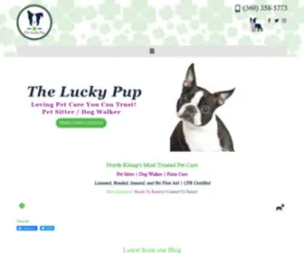 Theluckypup.com(The Lucky Pup) Screenshot