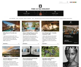 Theluxedigest.com(A Pan) Screenshot