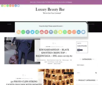 Theluxurybeautybar.com(The Luxury Beauty Bar) Screenshot