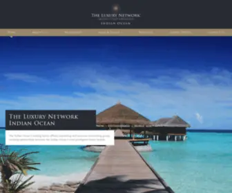 Theluxurynetwork.io(The Luxury Network Indian Ocean) Screenshot