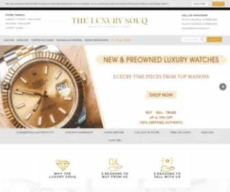 Theluxurysouq.com(The Luxury Souq) Screenshot