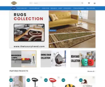 Theluxurytrend.com(Luxury Home Decor Store) Screenshot