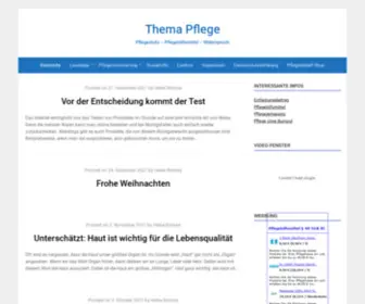 Thema-Pflege.de(Thema Pflege) Screenshot