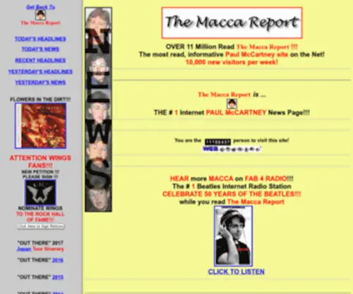 Themaccareport.com(The Macca Report) Screenshot