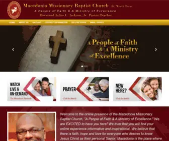 Themacedoniachurch.org(Macedonia Missionary Baptist Church) Screenshot