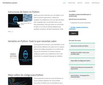 Themachinelearners.com(The Machine Learners) Screenshot