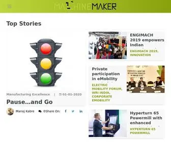 Themachinemaker.com(Indian Manufacturing News) Screenshot