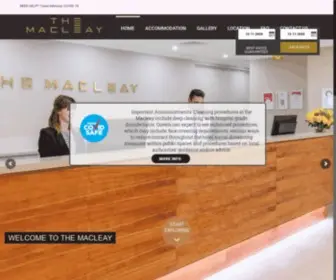 Themacleay.com(Macleay Hotel Sydney in Potts Point) Screenshot