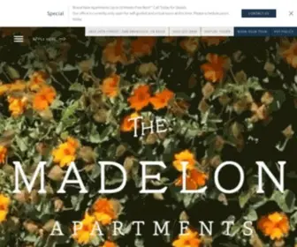 Themadelon.com(The Madelon is a pet) Screenshot