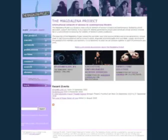 Themagdalenaproject.org(The Magdalena Project) Screenshot